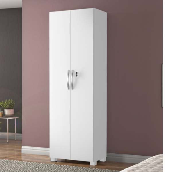 ARMÁRIO MULTIUSO 2 PORTAS NOTAVEL NT 4020 REF.: 127 COM CHAVE COR: BRA