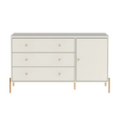 COMODA PROVINCIA JASPER 1,39 MTS OFF WHITE / DOURADO