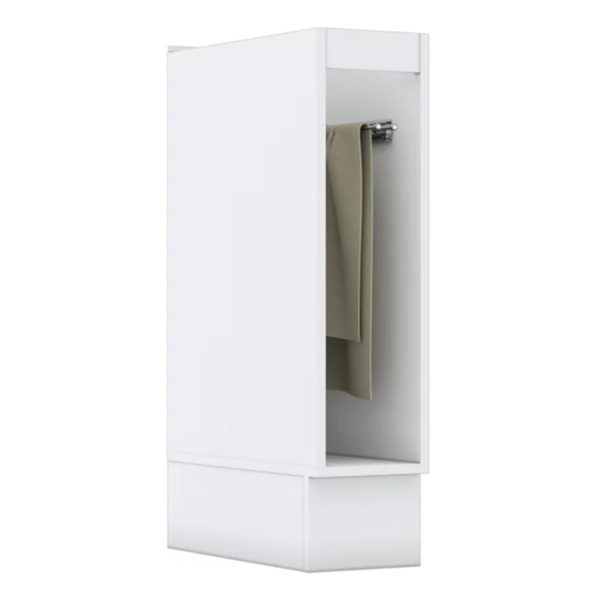 BALCÃO HENN PORTA TOALHA 200 MM AMERICANA BRANCO HP (SEM TAMPO) REF.: C362-05