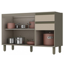 BALCÃO PIA HENN CONNECT 1,20 3 PORTAS DUNA/CRISTAL REF.:C66-35