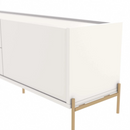 RACK PROVINCIA JASPER 2,20 MTS OFF WHITE / DOURADO