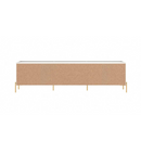 RACK PROVINCIA JASPER 2,20 MTS OFF WHITE / DOURADO