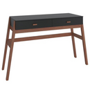 APARADOR TEBARROT PREMIUM 2 GAVETAS PRETO / AMENDOA