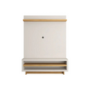 MODULO PROVINCIA RACK COM PAINEL IVAR COM 2 MOCULOS LATERAIS CINAMOMO/OFF WHITE FOSCO REF.: PA28751