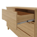 COMODA MAMBEL LOGAN 6 GAVETAS OLMO