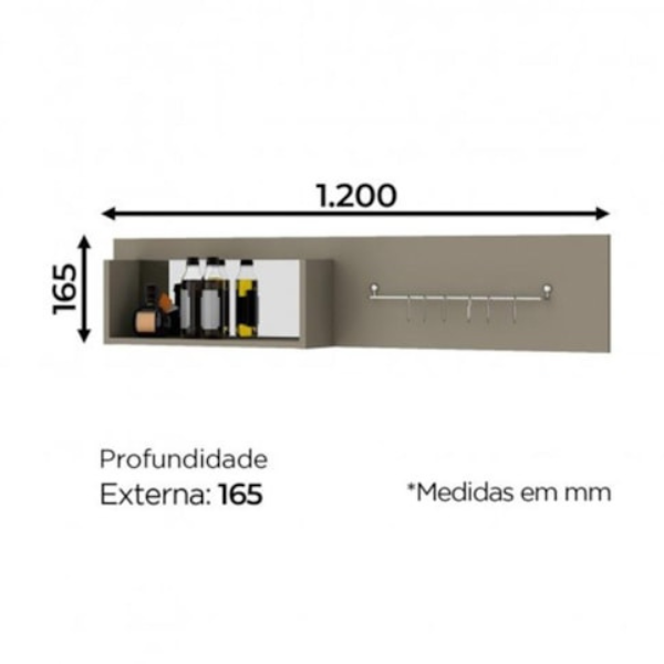 PAINEL PORTA TALHERES HENN CONNECT DUNA REF.:C74-23
