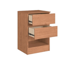 MESA DE CABECEIRA CASTRO AURORA REF.: 5080A 2 GAVETAS COR: CEDRO