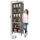 CRISTALEIRA HENN CONNECT 4 PORTAS 715 MM DUNA/CRISTAL REF.: C71-35