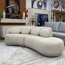 ESTOFADO SOLAR MOVEIS PROENÇA 2,51 BRAÇO ESQUERDO MTS REF.: 2954 1 LUGAR + RECAMIER COR 13038