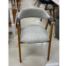 CADEIRA OCRE ROSE LUGANO IMBUIA TECIDO FRENTE 109 COSTAS 32