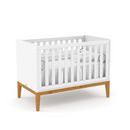 BERÇO MATIC NATURE LAQUEADO BCO SOFT/ECO WOOD