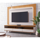 RACK IMCAL ARC 1,80M 3 GAVETAS COR OFF WHITE / NATURE