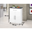 BALCÃO PASSE BEM NAPOLI BRANCO MARMORE