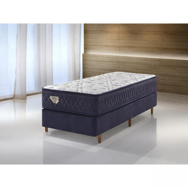 COLCHÃO ECOFLEX HIGH DENSITY II DUPLA FACE COM MOLAS SUPERLASTIC 0,88X1,88X0,31 - SOLTEIRO