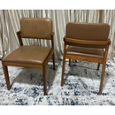 CADEIRA ARTSOLI LISA ESTOFADA COR CASTANHO CLARO TECIDO COR A535 REF.: 2252