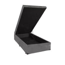 BOX BAU DF BOX LINHO CINZA 0,88X1,88X0,27 (ABERTURA FRONTAL) REF.: 886  - SOLTEIRO