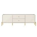 RACK PROVINCIA JASPER 1,80 MTS OFF WHITE / DOURADO