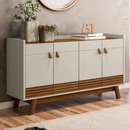 BUFFET LINEA BRASIL ABRUZZO COR: NATURE / OFF WHITE