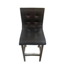 BANQUETA ESTILO MOVEIS MALU (ALTA) CAPUCINO TECIDO FACTOR PEROLA REF.: 74