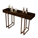 APARADOR JB BECHARA REF.: 4088 LUXO COR: CANELA MADEIRADO