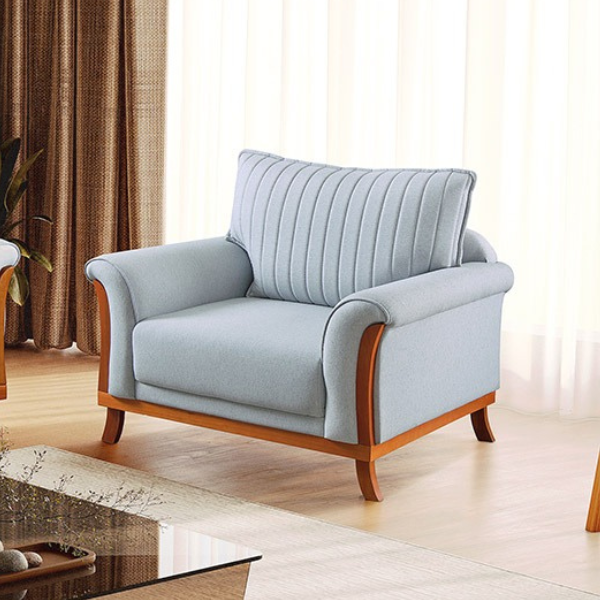 POLTRONA ESTOFARTE LOUISE TECIDO COR 2371