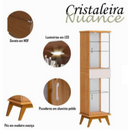 CRISTALEIRA IMCAL NUANCE COR: NATURE / OFF WHITE COD.: 23280