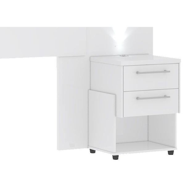 CABECEIRA MIRA RACK BAHAMAS COR BRANCA