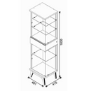 CRISTALEIRA IMCAL NUANCE COR: NATURE / OFF WHITE COD.: 23280