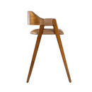 BANQUETA MILER INTERIORES ALTA  75 CM ALTURA MODELO LUA CASTANHO TECIDO L-85 CORINO