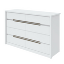 COMODA LOPAS URBAN COM 8 GAVETAS NEW BRANCO REF.: 45136.8