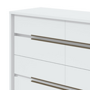 COMODA LOPAS URBAN COM 8 GAVETAS NEW BRANCO REF.: 45136.8