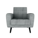 POLTRONA MATRIX LIVIA TECIDO COR: 455 LINHO CINZA