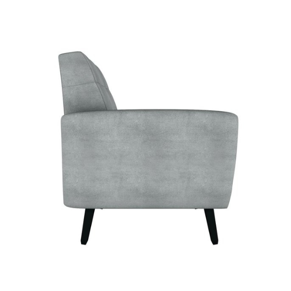 POLTRONA MATRIX LIVIA TECIDO COR: 455 LINHO CINZA