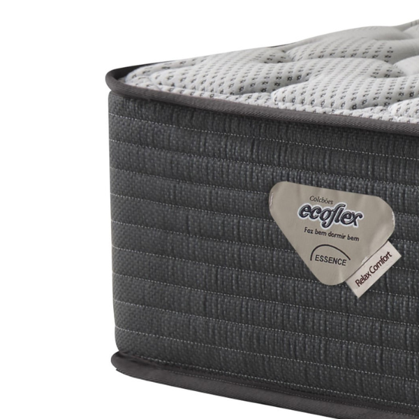 COLCHÃO ECOFLEX RELAX COMFORT CINZA 026X188X0,88 SOLTEIRO