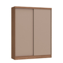 GUARDA ROUPA 2 PORTAS CASTRO SOLEIL REF.: 3673A SEM ESP. COR: MACADAMIA/BRANCO/DUNA A2,17XL1,68XP51