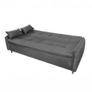 SOFA CAMA MATRIX DONNA COR E425 VELUDO CHUMBO