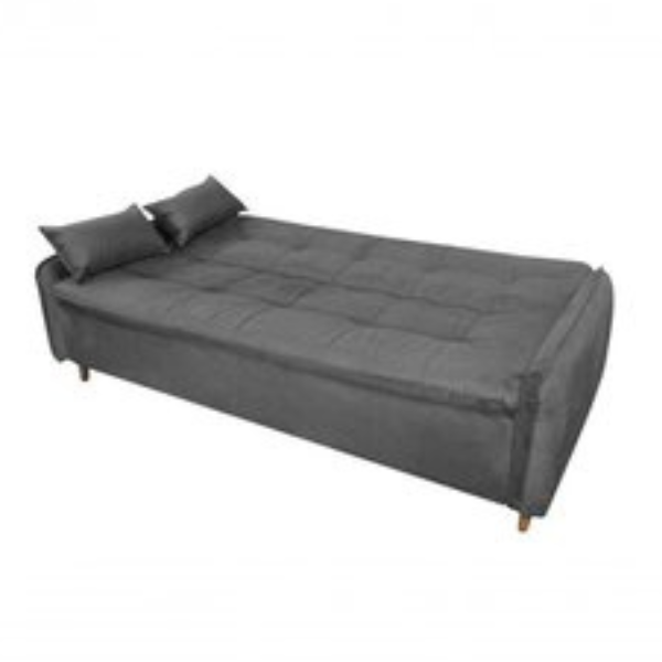 SOFA CAMA MATRIX DONNA COR E425 VELUDO CHUMBO