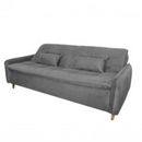SOFA CAMA MATRIX DONNA COR E425 VELUDO CHUMBO