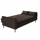 SOFA CAMA MATRIX DONNA COR E426 VELUDO MARROM