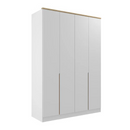 ROUPEIRO MAMBEL LOGAN 4 PORTAS ABRIR COR: BRANCO / OLMO ITALIANO 2,322ALTX1,60LARGX0,56
