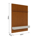 PAINEL RIPADO IMCAL PRIME 1,80 X 2,50 MTS NATURE / OFF WHITE COD.: 75280