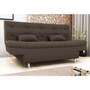SOFA CAMA MATRIX SALOME COR E426 VELUDO MARROM