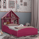 CAMA INFANTIL GELIUS CASINHA COR PINK PLOC
