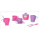 KIT INFANTIL MARAL CAFE COR ROSA REF.: 1141
