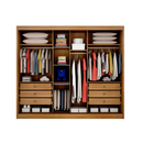 ROUPEIRO NOVO HORIZONTE MONACO 2PORTAS COM ESP INTERNO 02 COR:CAMURU REF:18023392 A 2,36XL2,41XP0,55