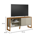 RACK LINEA BRASIL GOLD COR NATURALE / OFF WHITE