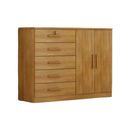 COMODA NOVO HORIZONTE SPACE 5 GAVETAS + 2 PORTAS COR: CAMURU 23 REF.: 15291365