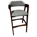 BANQUETA OCRE ROSE BRUXELAS IMBUIA TECIDO FRENTE 109 COSTAS 32