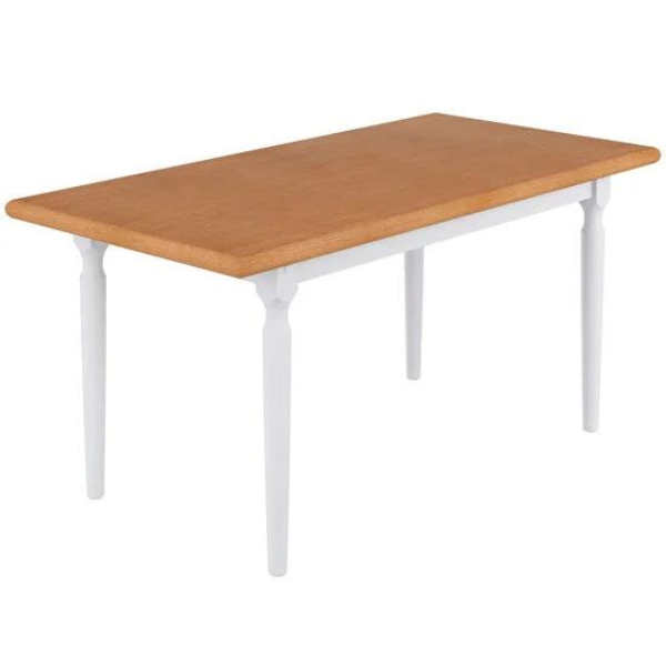MESA PIRATINI UNIDE BRANCO NATURAL 1,60X0,80 REF.: 132BN