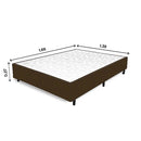 BOX DF BOX LINHO MARROM 70 1,38X1,88X0,27 REF.: 851 - CASAL
